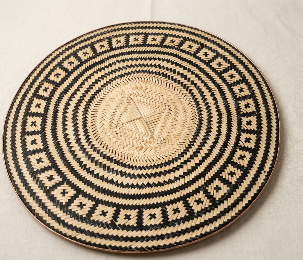 Wayuu Artisan "Guajira Sun" Handwoven Luxury Iraca Placemats