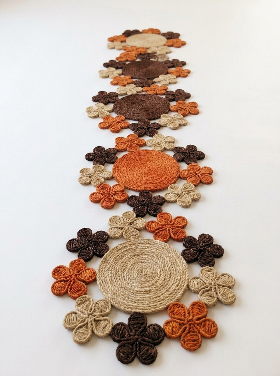 "Mantra Raíces" Table Runner in Iraca Palm