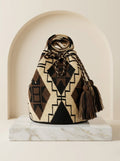 "Kanas" Handwoven Wayuu Bucket Bag - Earth Tones Traditional Edition