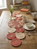 Mantra Origen Terracota" Table Runner in Iraca Palm