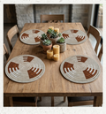 Colombian Artisan Handwoven Iraca Palm Placemats