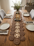 "Mantra Espiral" Table Runner in Iraca Palm