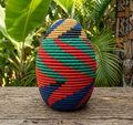 Egg Coil Vase — Handwoven Fique
